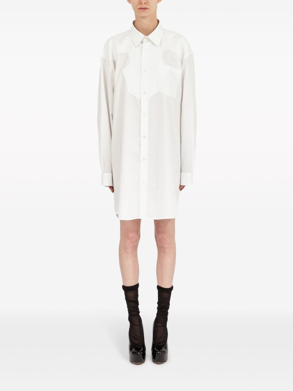 Maison Margiela Shirts White cotton poplin