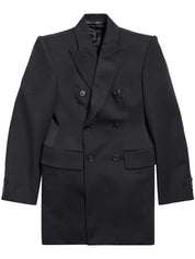 Balenciaga Hourglass Virgin Wool Double-breasted Blazer