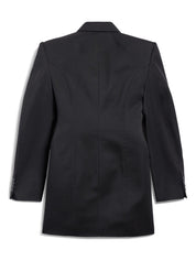 Balenciaga Hourglass Virgin Wool Double-breasted Blazer