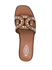 Tod'S Sandals Brown calf leather