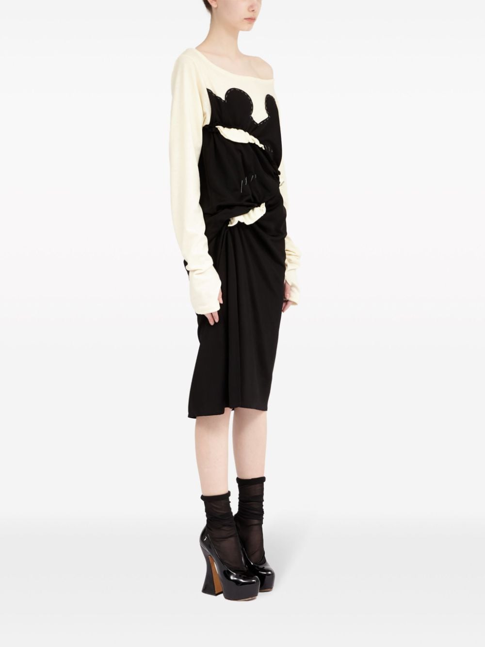 Maison Margiela Dresses White mid-length jersey