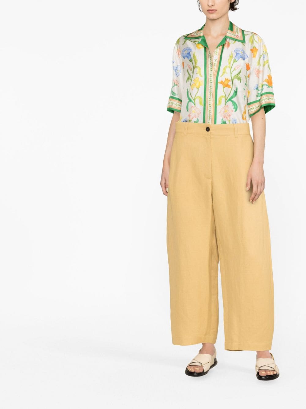 Pantalon large en lin Studio Nicholson PRE