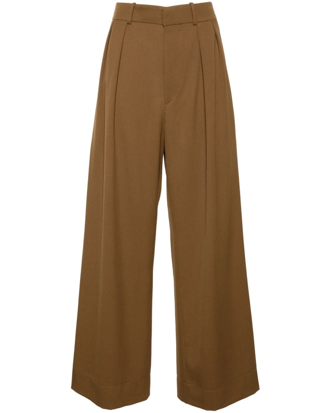 Wardrobe.Nyc WARDROBE NYC Trousers Brown in Virgin Wool