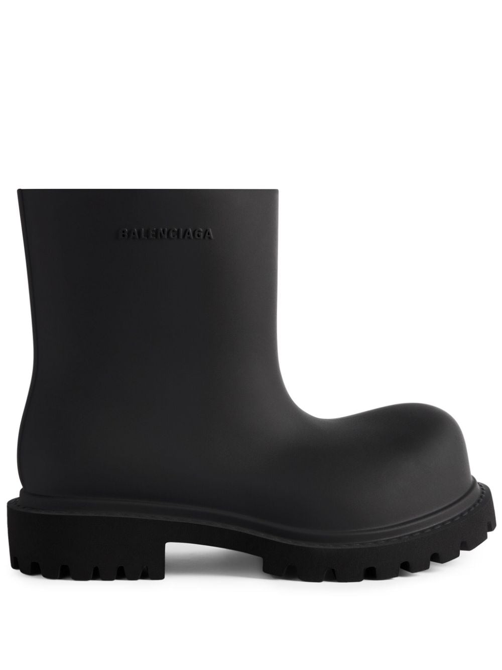 Botas Balenciaga negras hasta el tobillo de goma