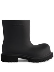 Botas Balenciaga negras hasta el tobillo de goma