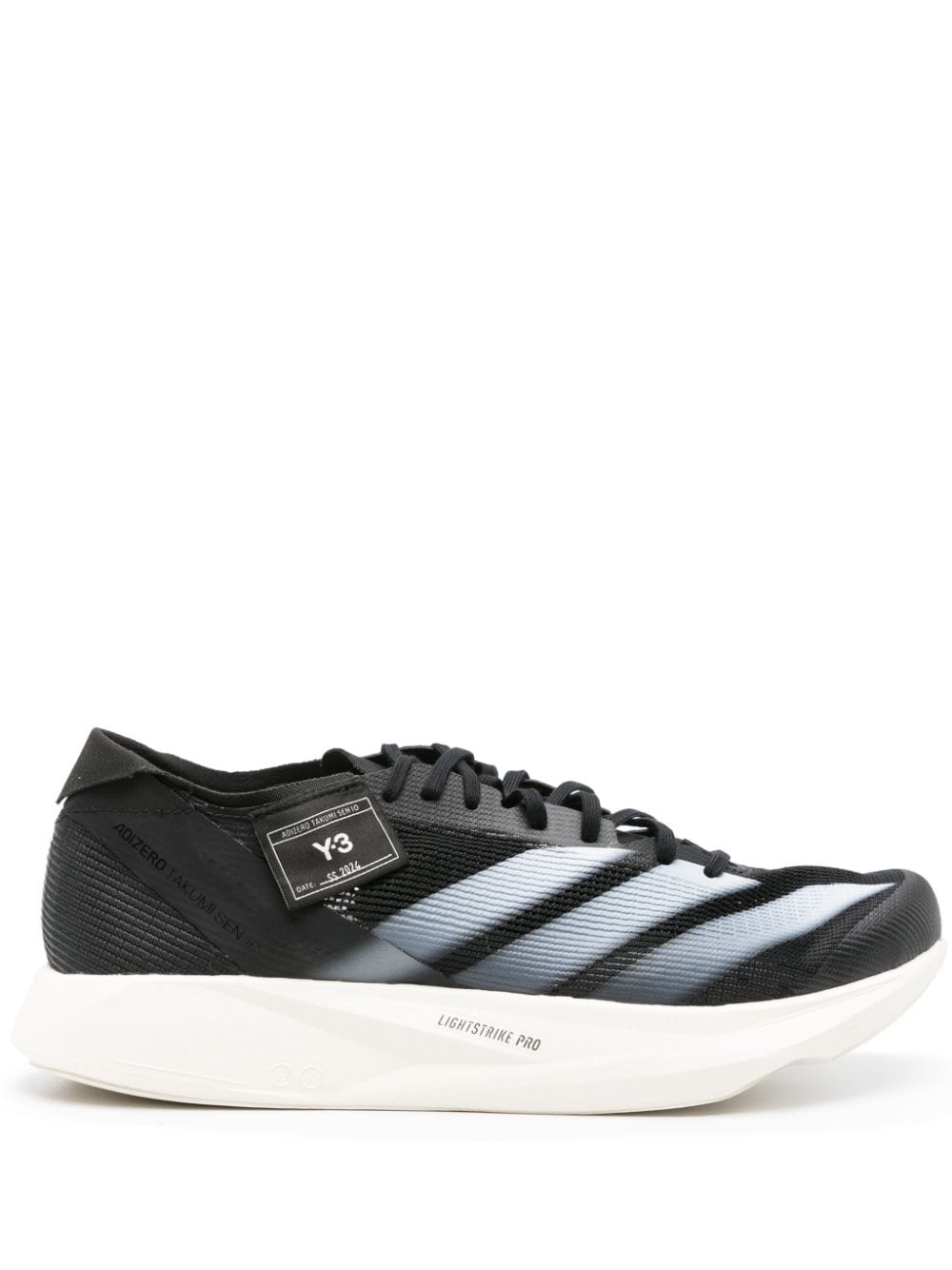 Y-3 Sneakers Black with flatform sole