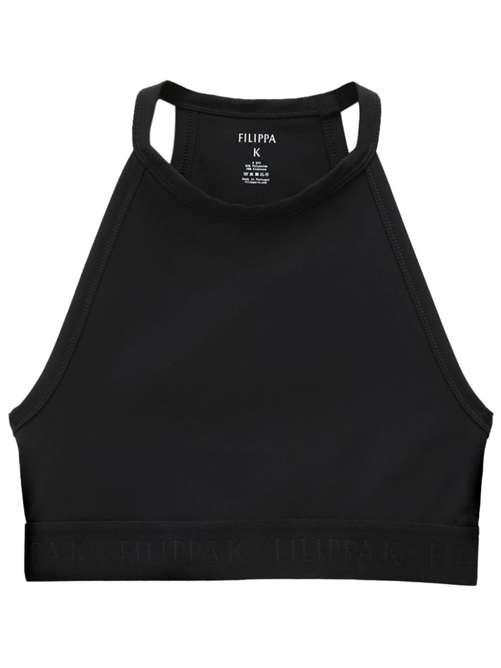 Filippa K Top Noir en mélange de nylon