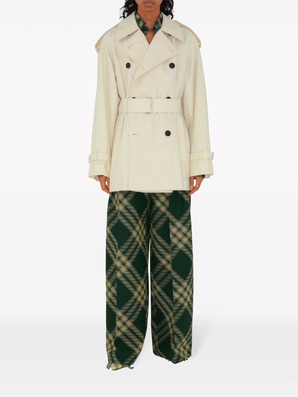 Burberry Short Belted Trench Coat