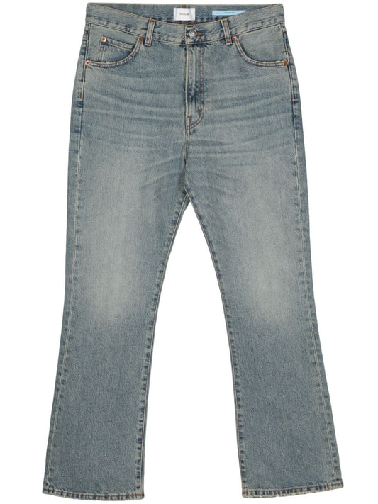 Haikure light blue denim straight‑leg jeans