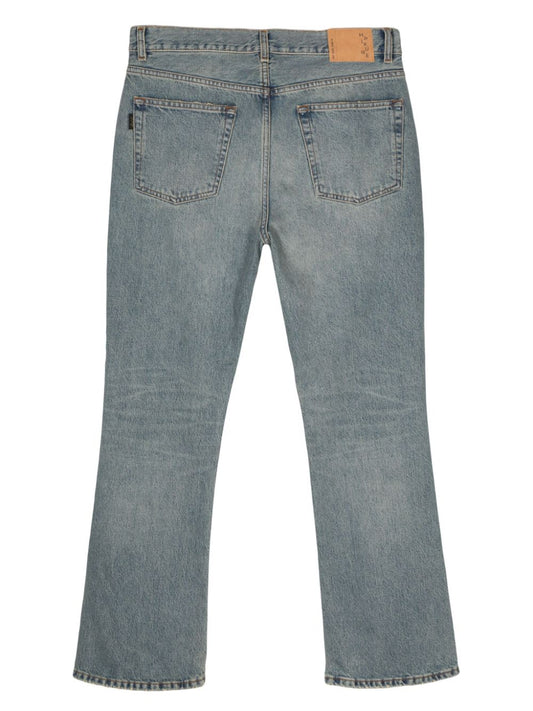 Haikure light blue denim straight‑leg jeans