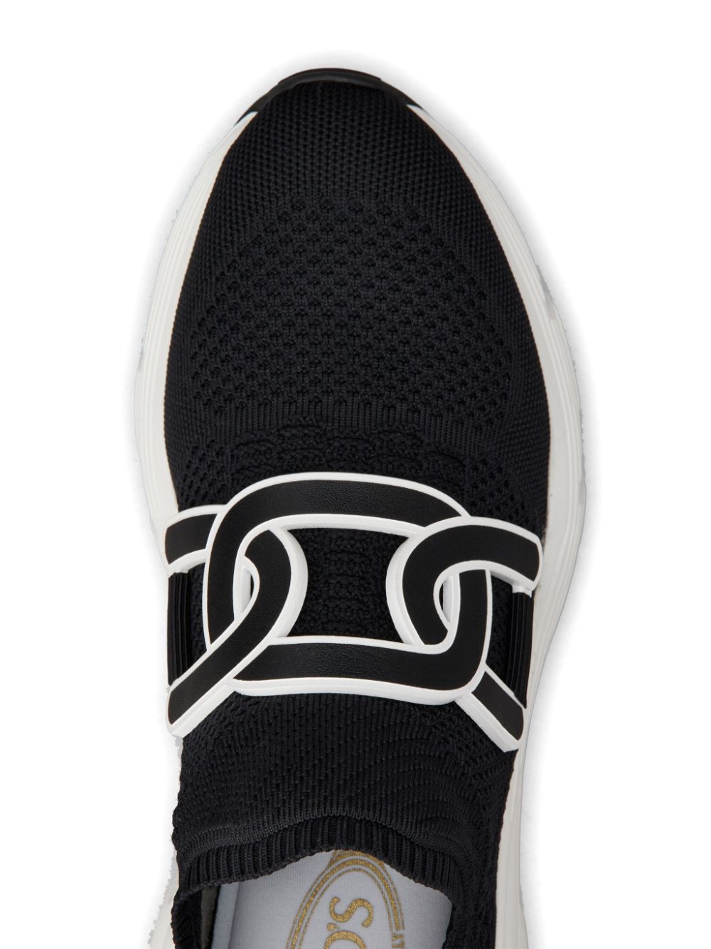 Tod'S Sneakers Black knitted slip-on
