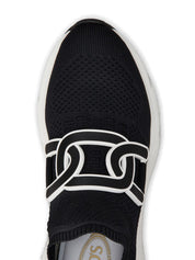 Tod'S Sneakers Black knitted slip-on
