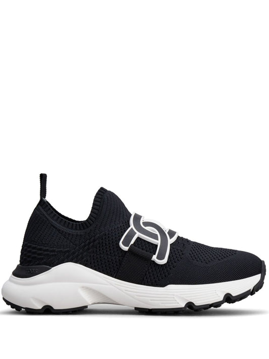 Baskets Tod'S noires en tricot à enfiler