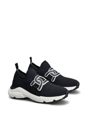 Tod'S Sneakers Black knitted slip-on