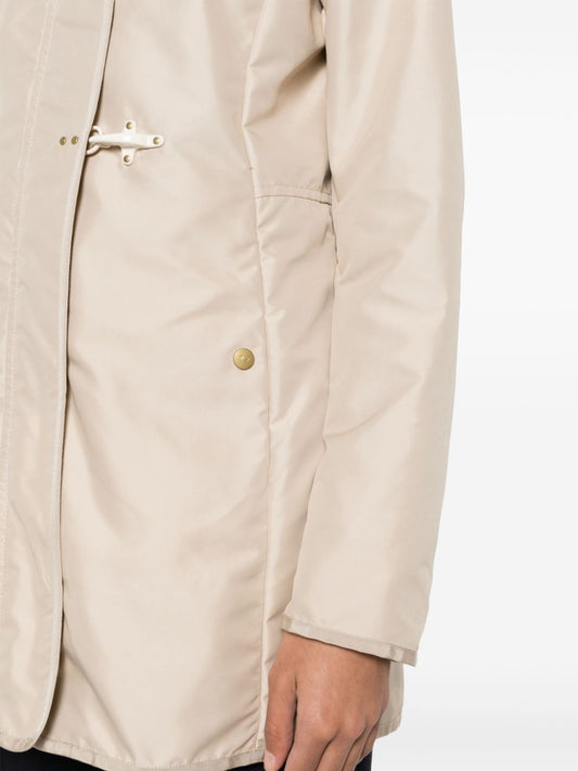 Beige water-repellent Fay jacket — refined everyday protection