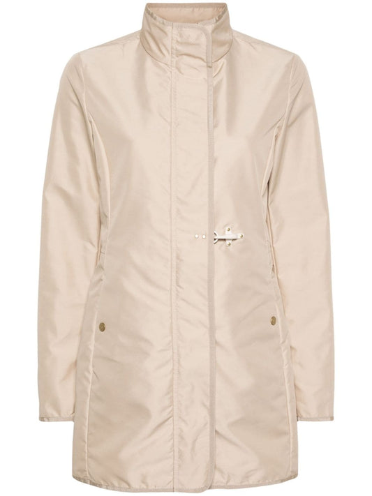 Beige water-repellent Fay jacket — refined everyday protection