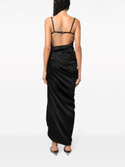 Jacquemus JACQUEMUS Dresses Black asymmetric dress