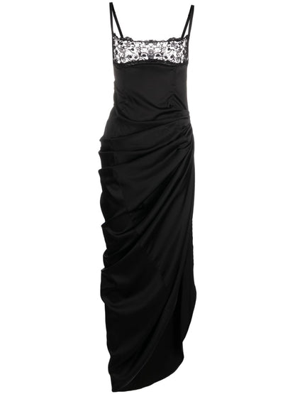 Jacquemus Black Asymmetric Dress — La Saudade