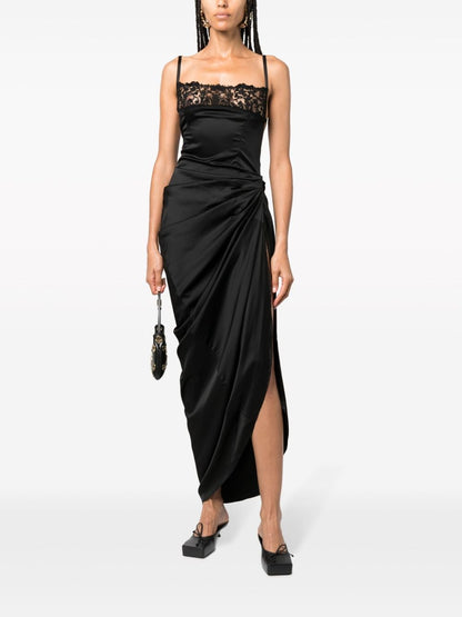 Jacquemus Black Asymmetric Dress — La Saudade