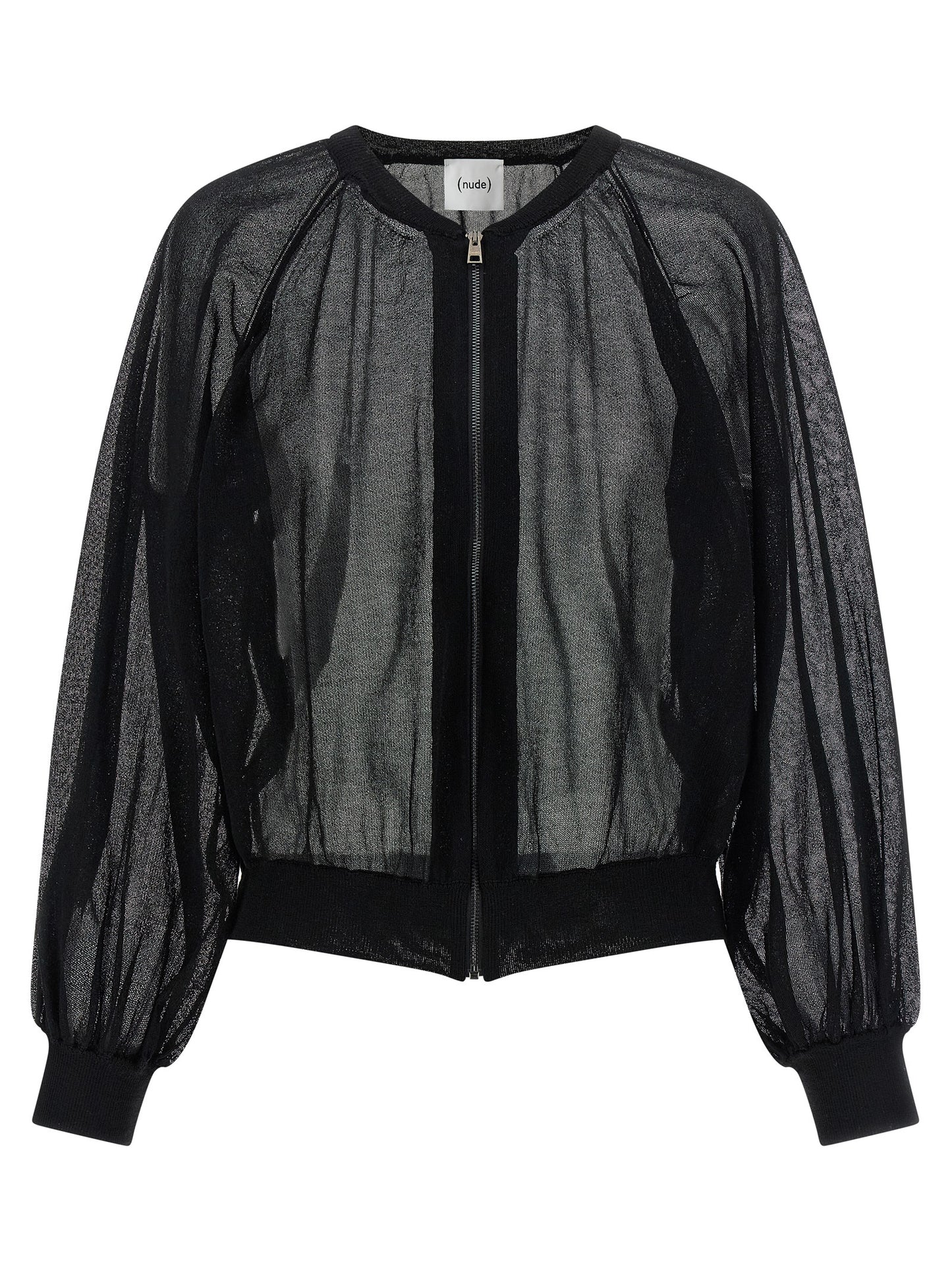 Nude Knitwear Cardigan Bomber Jacket — Women’s Knitwear