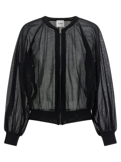 Nude Knitwear Cardigan Bomber Jacket — Women’s Knitwear