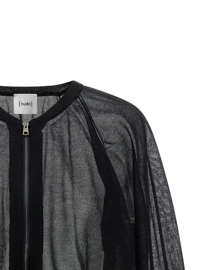 Nude Knitwear Cardigan Bomber Jacket — Women’s Knitwear