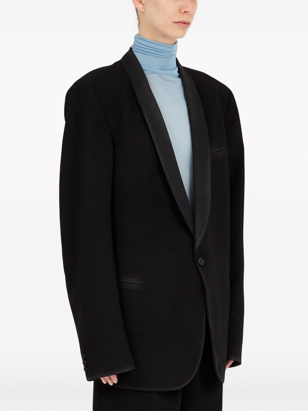 Maison Margiela Jackets Black wool shawl collar