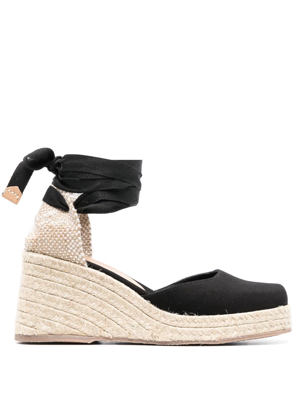Castañer Castaner Flat shoes Black raffia espadrilles