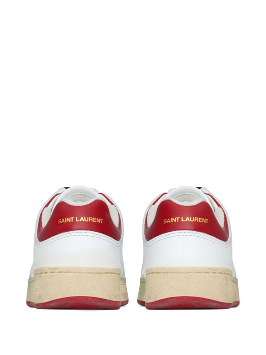 Saint Laurent Sneakers White — Luxurious Leather Sneakers