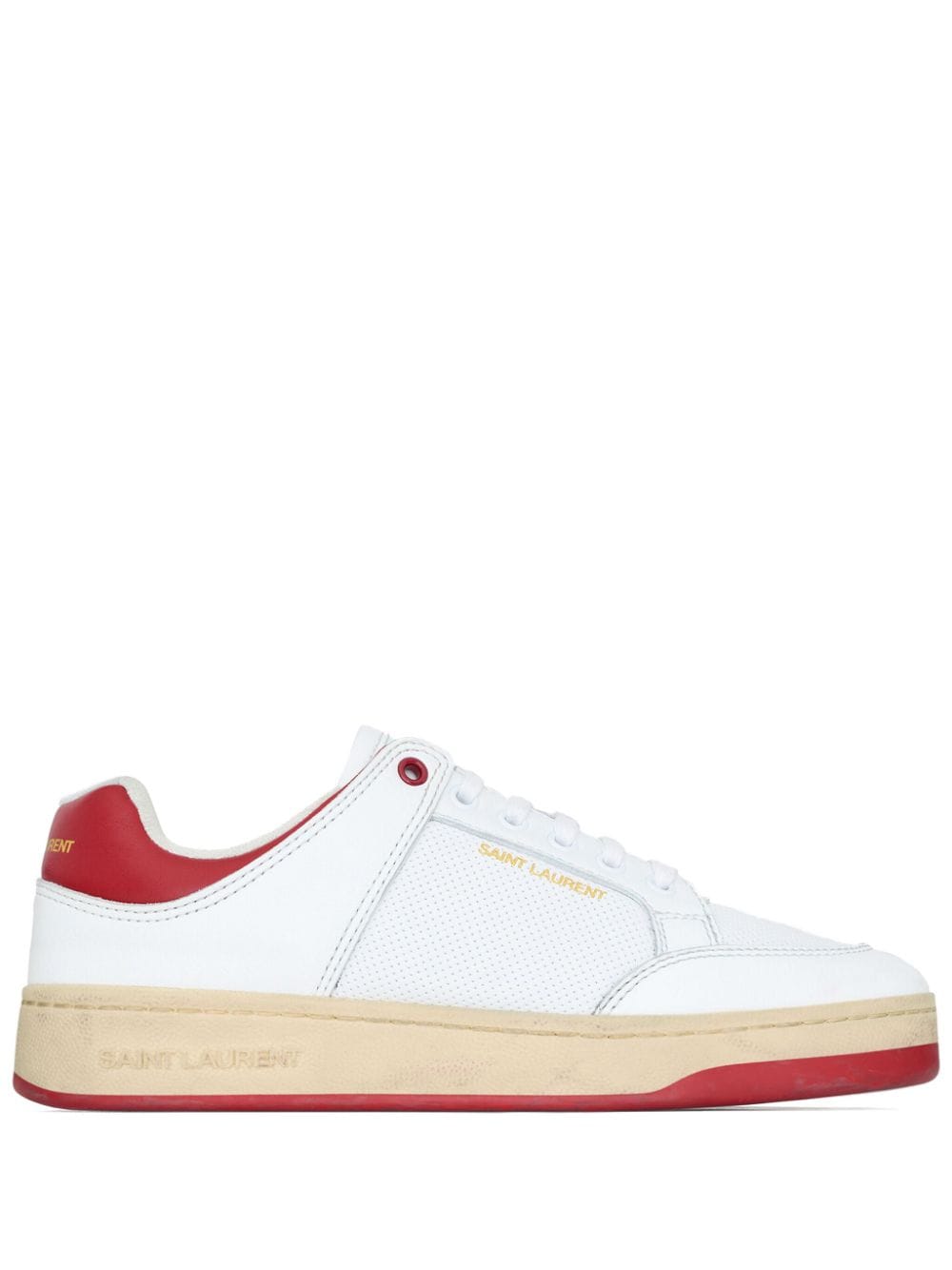 Saint Laurent Sneakers White — Luxurious Leather Sneakers