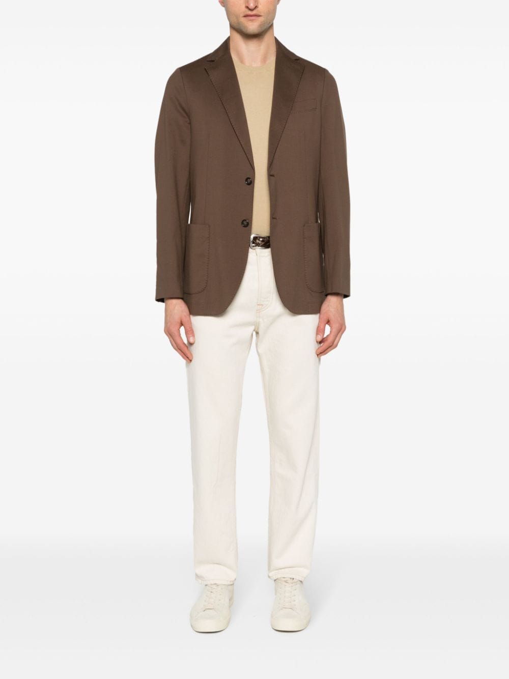 Circolo 1901 Jackets Brown in stretch-cotton