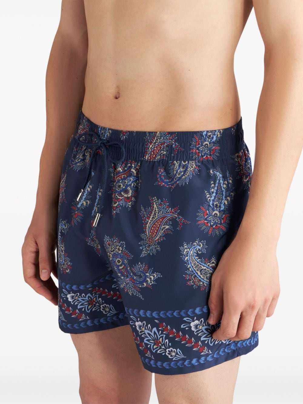 Etro Sea clothing Blue swim trunks