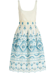 Etro Dresses White cotton broderie anglaise