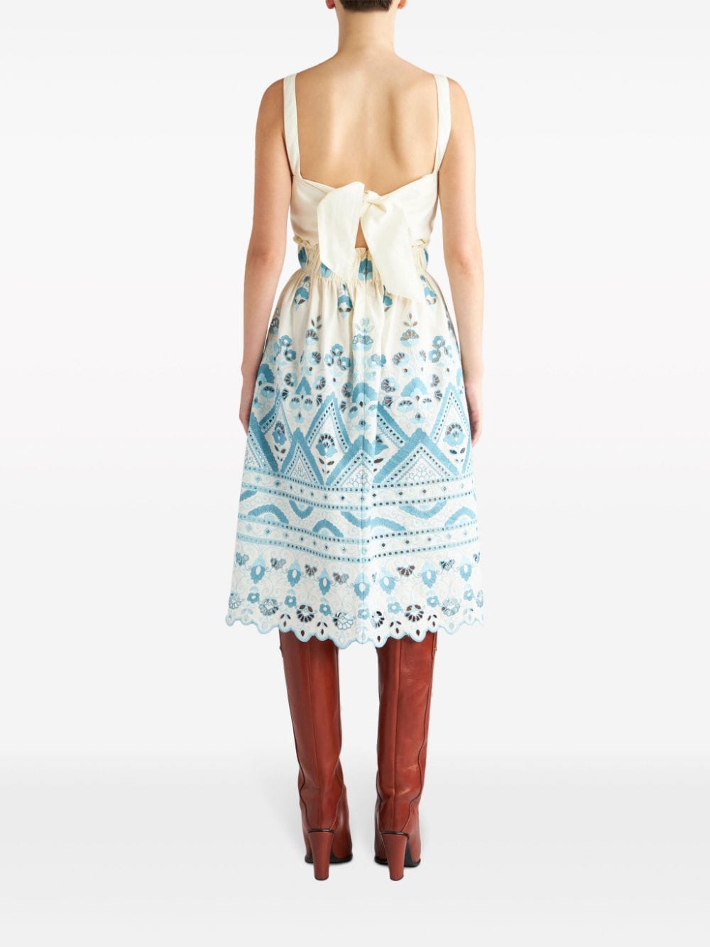 Etro Dresses White cotton broderie anglaise