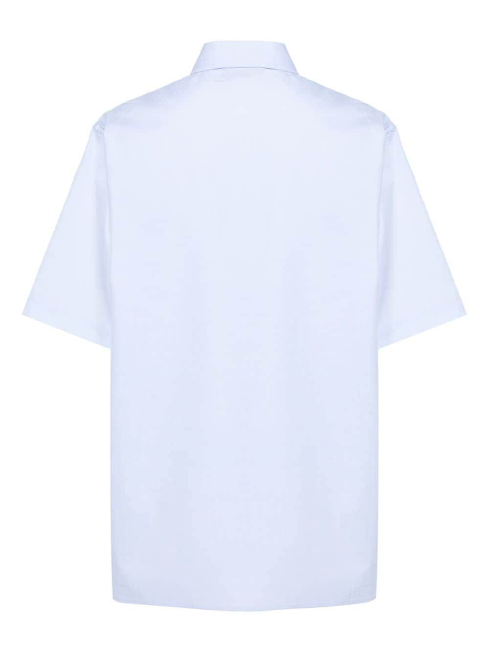 Clear Blue Cotton Poplin Shirt — Darkpark