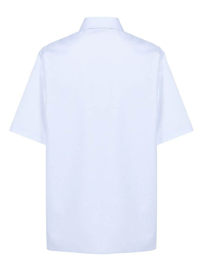 Clear Blue Cotton Poplin Shirt — Darkpark