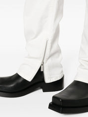 Vaqueros blancos rotos Vaqueros blancos de pierna recta