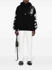 Vaqueros blancos rotos Vaqueros blancos de pierna recta