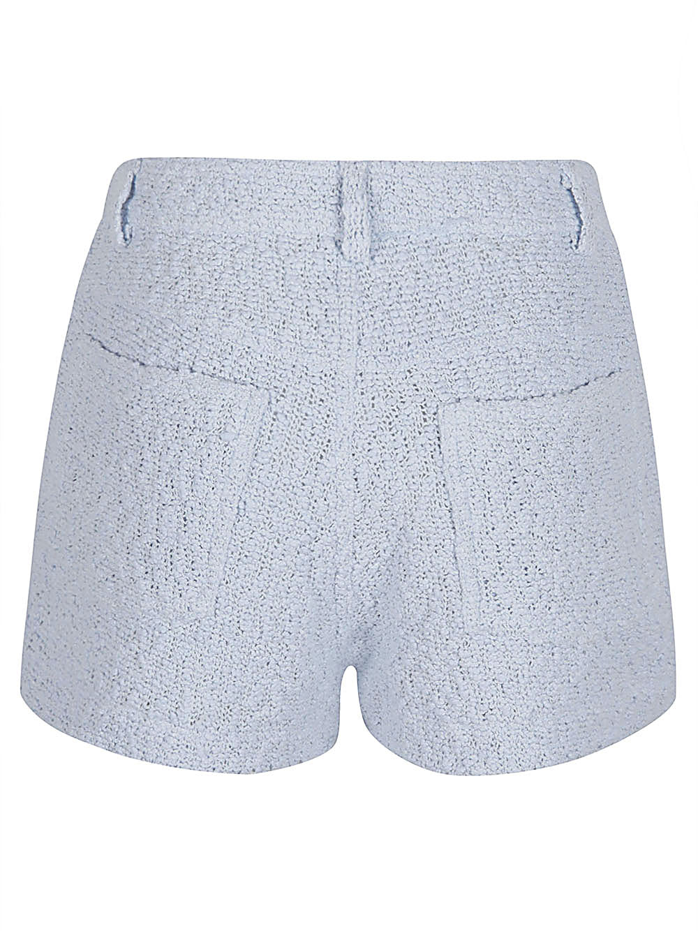 Short Iro en mélange de coton bleu clair