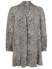 Obidi Beige Silk Shirt — Fluid Luxury for Everyday Wear