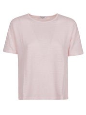 Base T-shirts and Polos Pink linen jersey