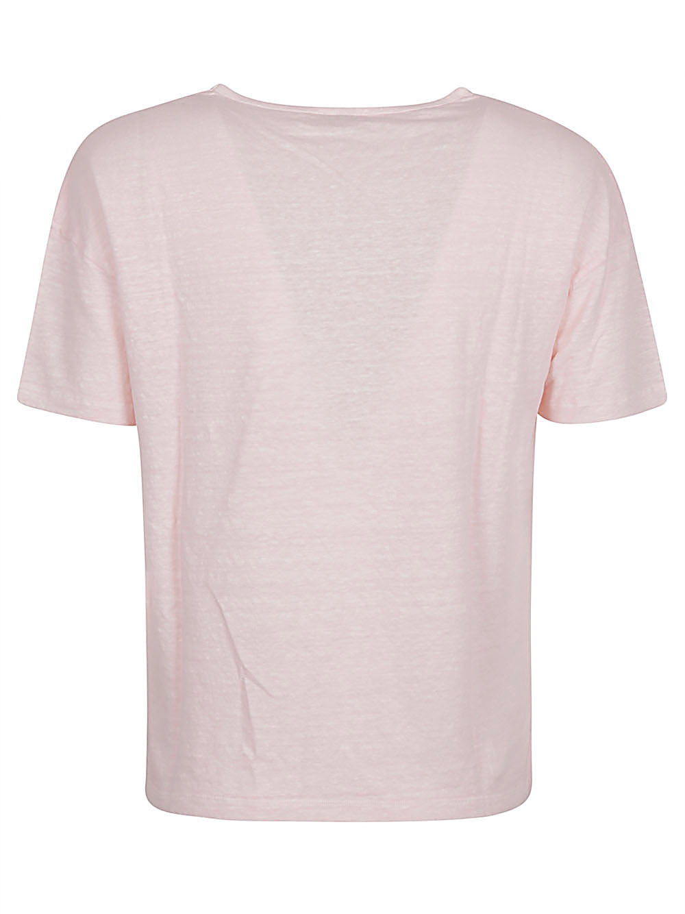 Base T-shirts and Polos Pink linen jersey