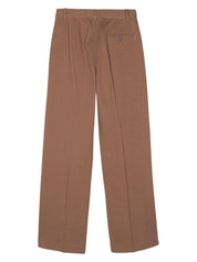 Circolo 1901 Trousers in Brown Cotton Blend