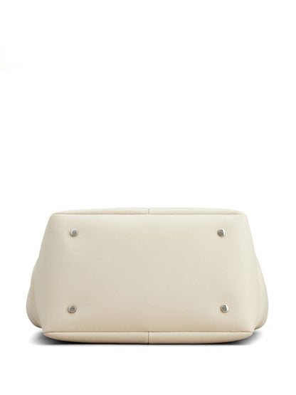 White Calf Leather Tote — Tod'S Shopper
