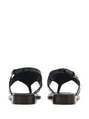 Ferragamo Sandals in Black Lambskin