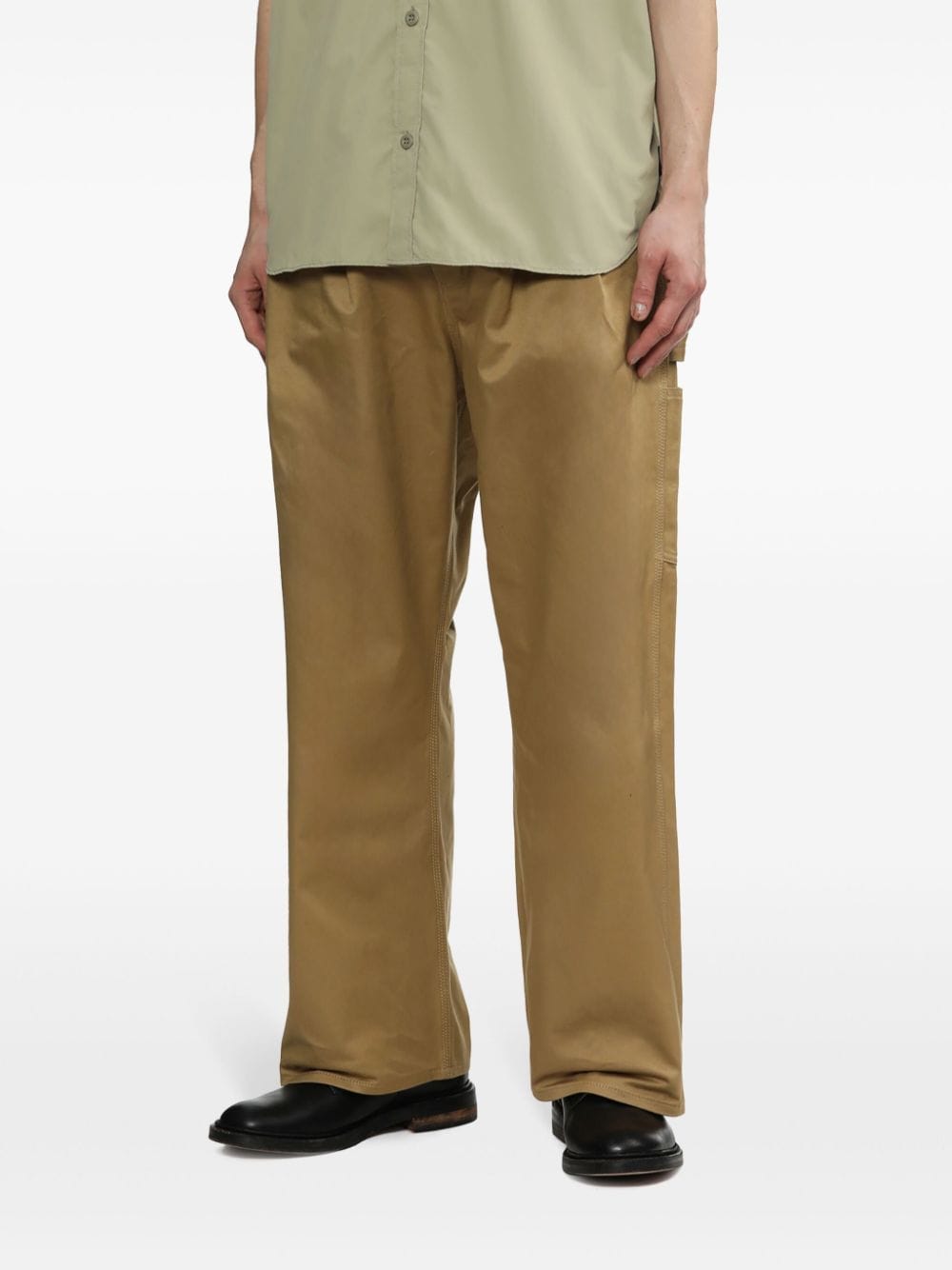 Pantalones Junya Watanabe x Carhartt en algodón beige