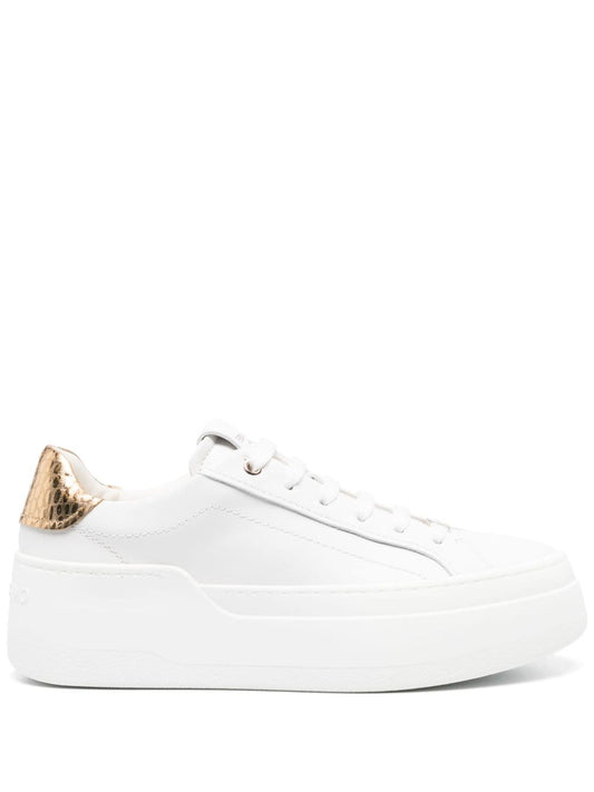 Ferragamo Sneakers White Calf Leather — Women's Luxury