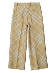 Burberry Trousers Beige wool tailored cut