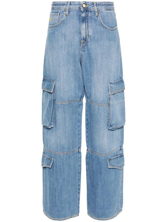 Jacob Cohen Jeans Blue — Straight Low‑Rise Women’s Jeans