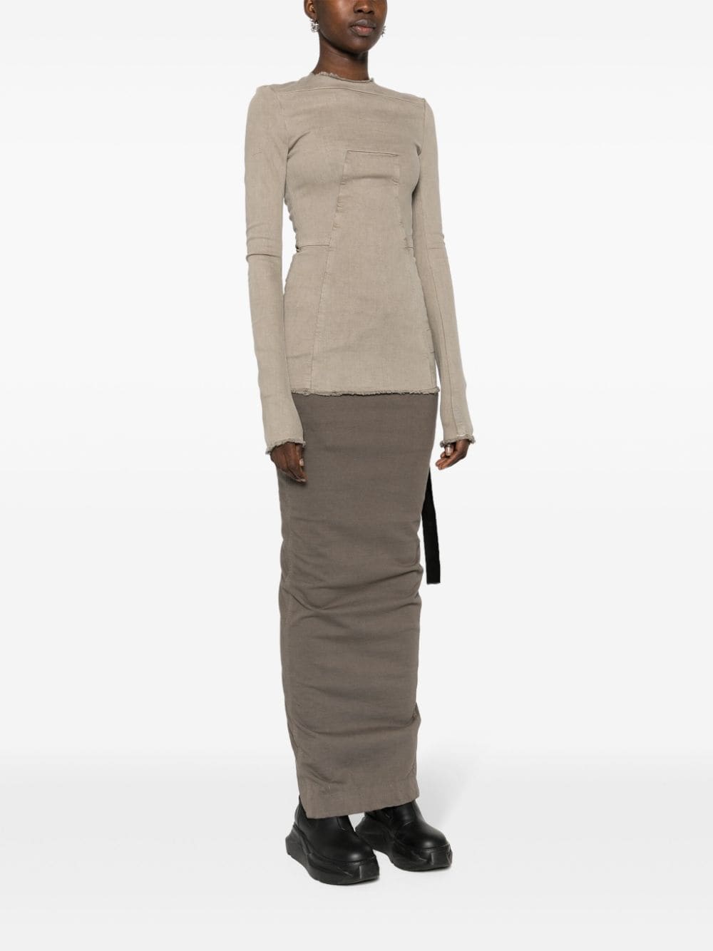 T-shirts et polos Rick Owens Drkshdw en mélange de coton gris